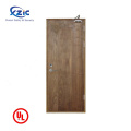 Puertas de fuego de madera interiores puertas de madera sólida puertas especiales compuestas de madera moderna seta completa ul hardware ul estándar 1.5h
